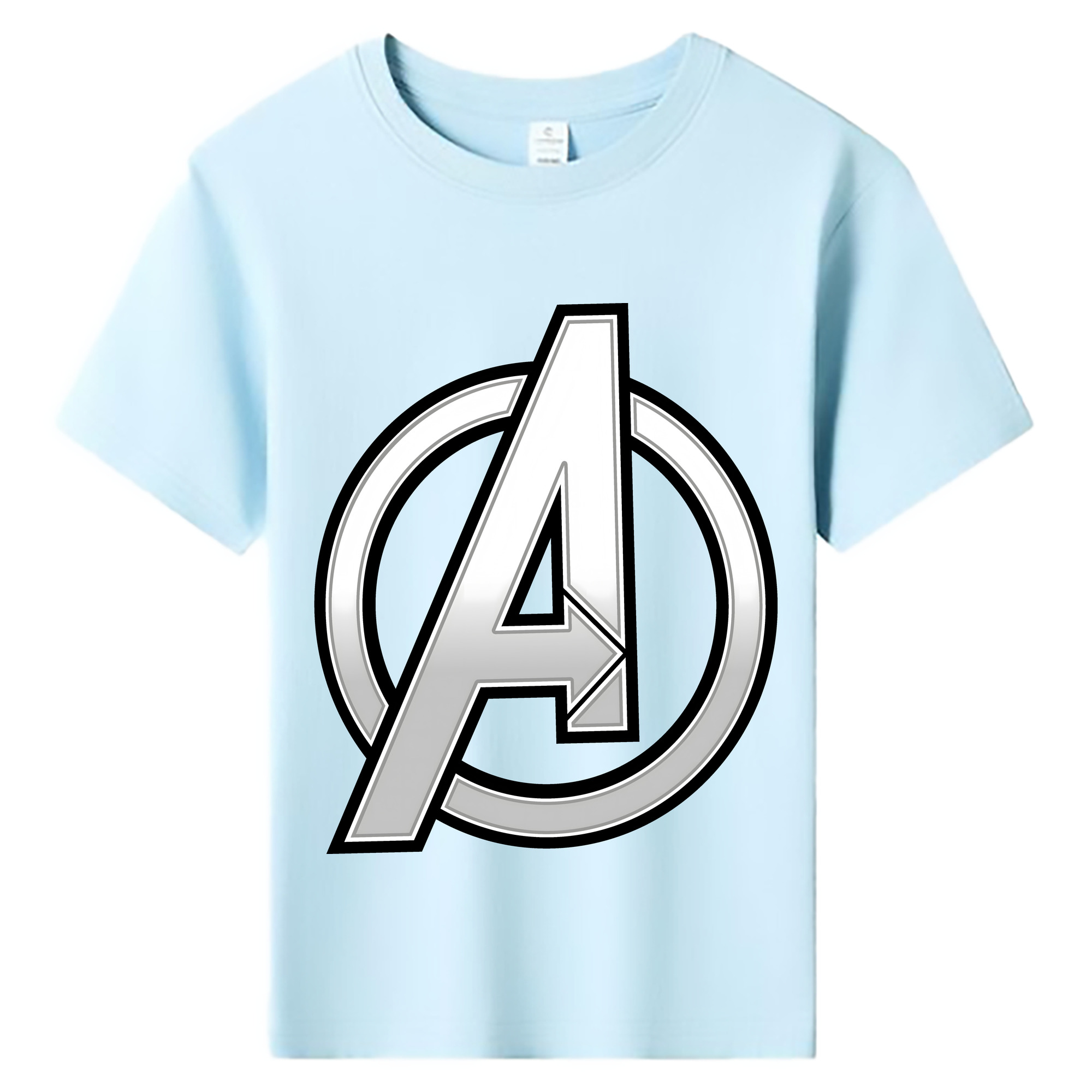 （画像用） アベンジャーズ The Avengers 綿100％キッズTシャツ（フロントプリント）
